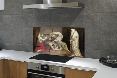 Panel szklany do Kuchni Motyw Starożytny - Dzieło Sztuki