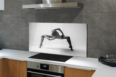 Panel szklany do Kuchni Piękno Kobiecej Sylwetki