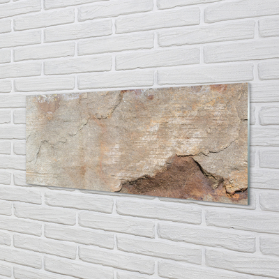 Szklany Panel Kamień marmur ściana
