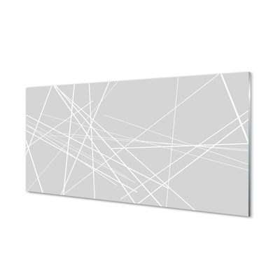 Panel Szklany Swobodne Linie Abstrakcyjne