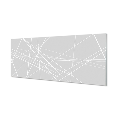 Panel Szklany Swobodne Linie Abstrakcyjne
