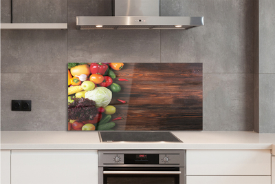 Panel nad Blat Kuchenny Kolorowy Zestaw Warzywny