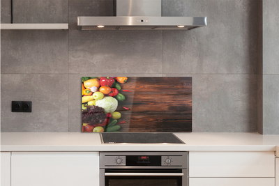 Panel nad Blat Kuchenny Kolorowy Zestaw Warzywny