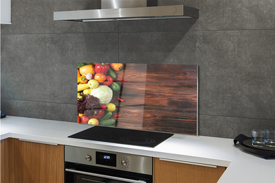 Panel nad Blat Kuchenny Kolorowy Zestaw Warzywny