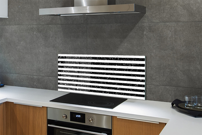 Panel Szklany Hybryda: Plamy i Zebra