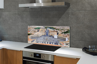 Panel Szklany Rzym Watykan plac panorama
