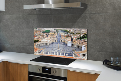 Panel Szklany Rzym Watykan plac panorama