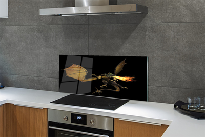 Panel Kuchenny Szklany Atak Ziejącego Smoka