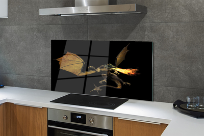 Panel Kuchenny Szklany Atak Ziejącego Smoka