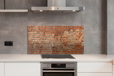 Panel szklany do Kuchni Mur Ceglany w Stylu Loft