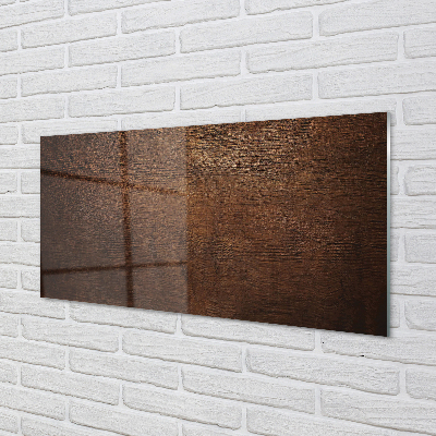 Szklany Panel Detal Drewnianej Struktury