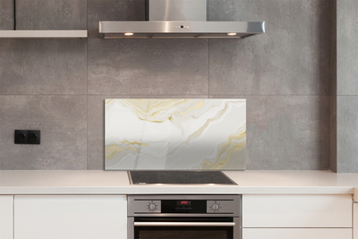 Szkło do Kuchni na Ścianę Marmurowe Odcienie i Plamy