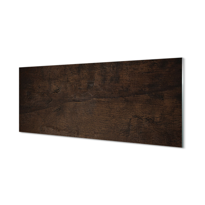 Szklany Panel Szlachetne Drewno i Słoje