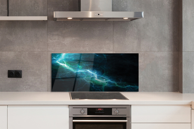 Panel szklany do Kuchni Elektryzująca Głębia Fraktali