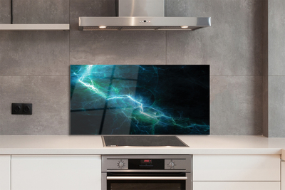 Panel szklany do Kuchni Elektryzująca Głębia Fraktali
