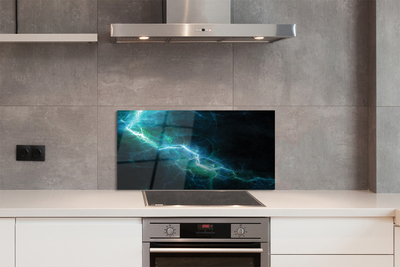 Panel szklany do Kuchni Elektryzująca Głębia Fraktali