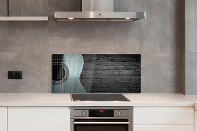 Szklany Panel Struny Gitary