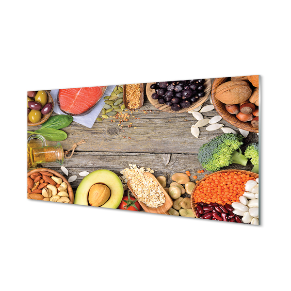 Panel nad Blat Kuchenny Zdrowa Kompozycja Warzywna