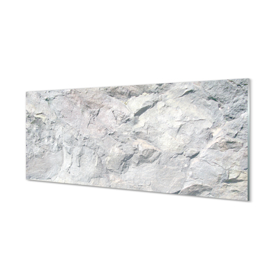 Szklany Panel Kamień beton abstrakcja
