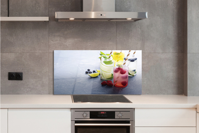 Szklany Panel Mix Owocowy: Malina i Limonka