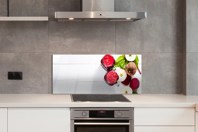 Szklany Panel Zdrowy Koktajl Buraczano-Jabłkowy