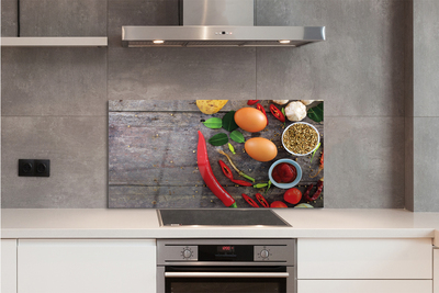 Panel nad Blat Kuchenny Kompozycja z Jajkiem i Papryczką