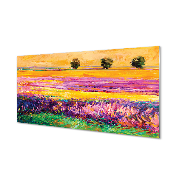 Szklany Panel Korony Drzew pod Niebem