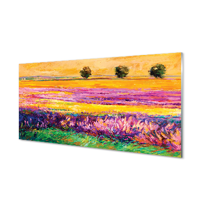 Szklany Panel Korony Drzew pod Niebem