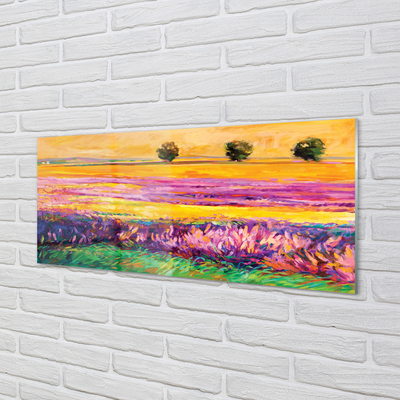 Szklany Panel Korony Drzew pod Niebem