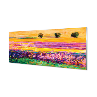 Szklany Panel Korony Drzew pod Niebem