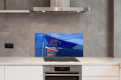 Szklany Panel Różnorodne Barwy Narodowe