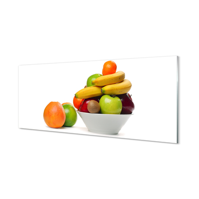 Szklany Panel Owoce w misce