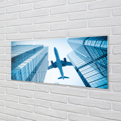Panel nad Blat Kuchenny Samolot nad Budynkami