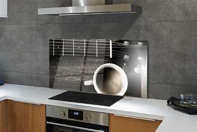 Szklany Panel Melodia i Aromat Kawy