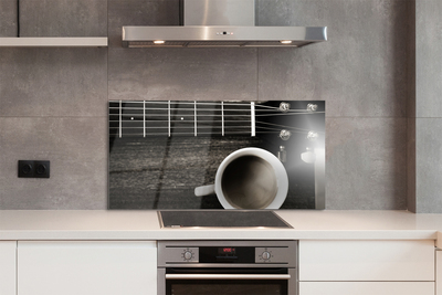 Szklany Panel Melodia i Aromat Kawy