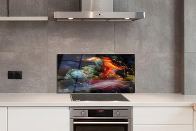 Panel szklany do Kuchni Futurystyczna Wizja Przestrzeni