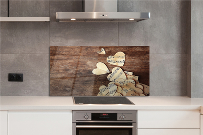 Szklany Panel Muzyka płynąca z Serca