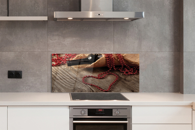 Szklany Panel Miłosny Akcent z Winem