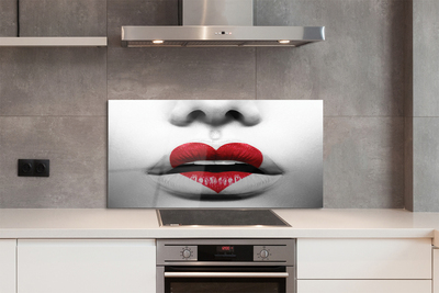 Panel nad Blat Kuchenny Usta w Kształcie Serca
