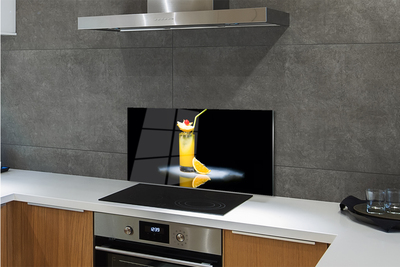 Szkło Ozdobne do Kuchni Słoneczny Koktajl Pomarańczowy