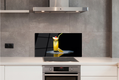 Szkło Ozdobne do Kuchni Słoneczny Koktajl Pomarańczowy