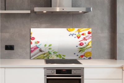 Szklany Panel Zielony Koktajl Szpinakowy