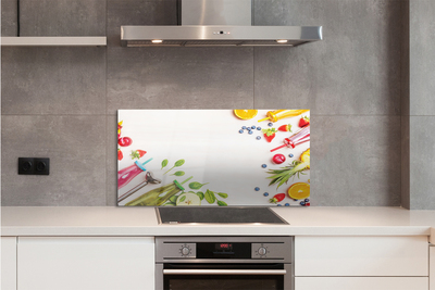 Szklany Panel Zielony Koktajl Szpinakowy