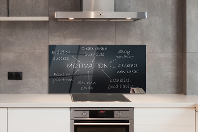 Szklany Panel Tablica z Motywacją