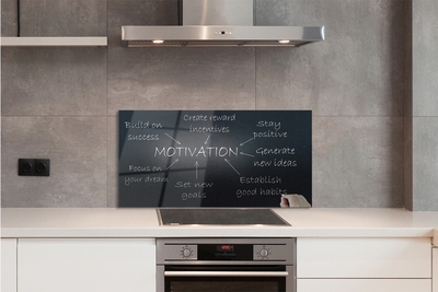 Szklany Panel Tablica z Motywacją