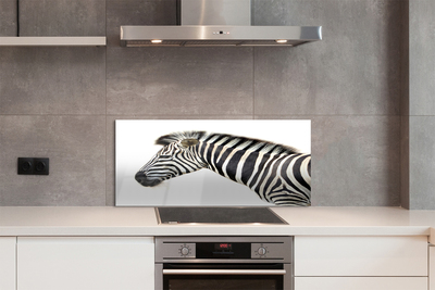 Panel szklany do Kuchni Profil Dzikiej Zebry