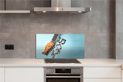 Szklany Panel Akordy na Gitarze