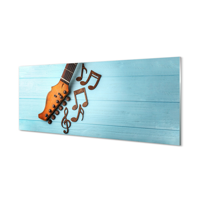 Szklany Panel Akordy na Gitarze