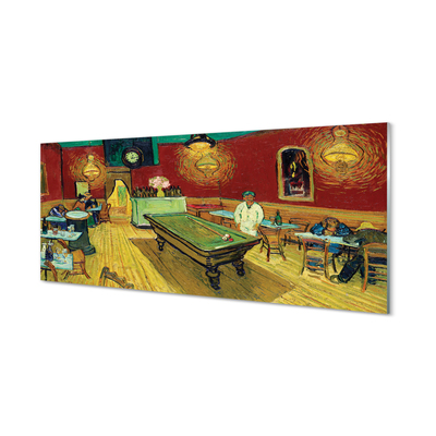 Szklany Panel Nocna Kawiarnia - Van Gogh
