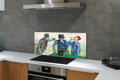 Szklany Panel Pijący - Vincent Van Gogh